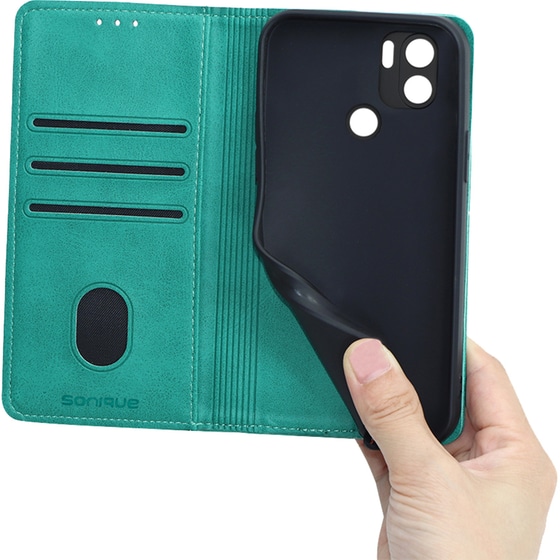 Θήκη Xiaomi Redmi A2 Plus - Sonique Vintage Magnet Book - Βεραμάν image 4