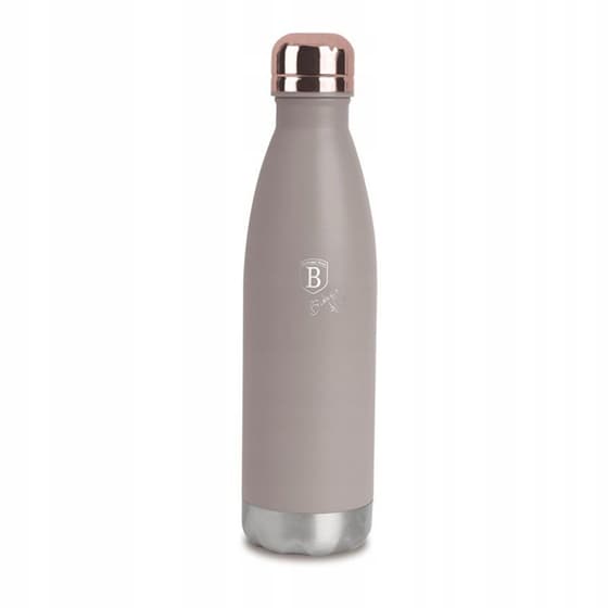 Μπουκάλι Θερμός Berlinger Haus Ανοξείδωτο Taupe 500ml image 0