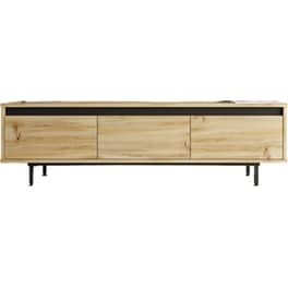 Έπιπλο Τηλεόρασης Bigonia Μοριοσανίδα  160x35.5x45.2 cm - Kαφέ