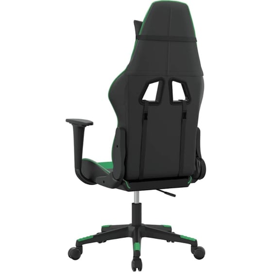 Καρέκλα Gaming VIDAXL 3143690 με Ρυθμιζόμενα Μπράτσα από Τεχνητό Δέρμα - Μαύρο image 3