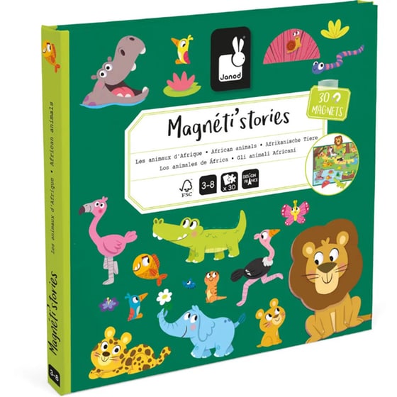 Janod Μαγνητικό Παιχνίδι Ζώα Της Αφρικής image 0