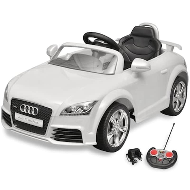 Vidaxl Audi Ηλεκτροκίνητο Αυτοκίνητο Tt Rs Για Παιδιά Με Τηλεχειρ/ριο Λευκό