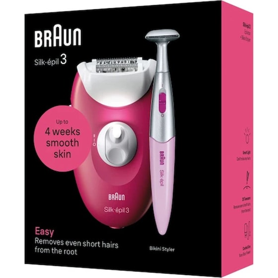 BRAUN SILK-ÉPIL 3 3-202 Αποτριχωτική Μηχανή Λευκό image 2