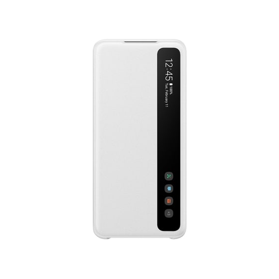 Θήκη Samsung Galaxy S20 Clear View Cover - Λευκό image 1