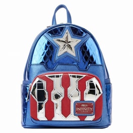 Τσάντα Σακίδιο Loungefly - Marvel: Captain America Shine