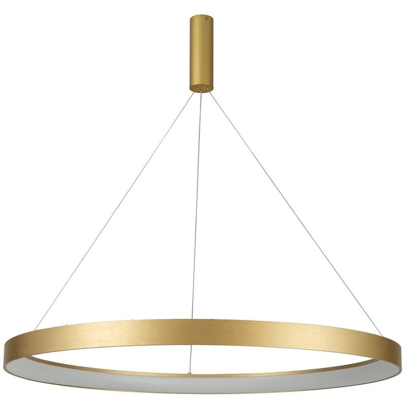 Φωτιστικό Οροφής Led Dimmable Homelighting Amaya 77-8149 από Αλουμίνιο - Χρυσό HOMELIGHTING