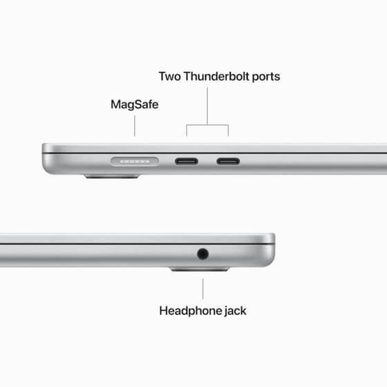 Apple MacBook Air with M2 Chip 15.3" QHD+ (Apple M2/8 Cores/8GB/256GB SSD/Mac OS) Silver image 8
