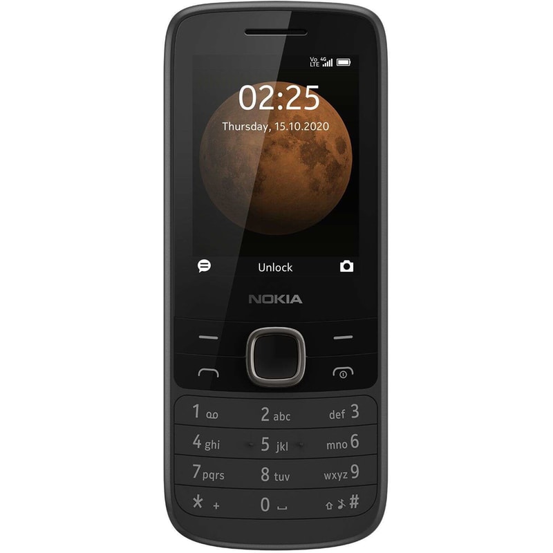 Nokia 225 4G Dual Sim – Μαύρο