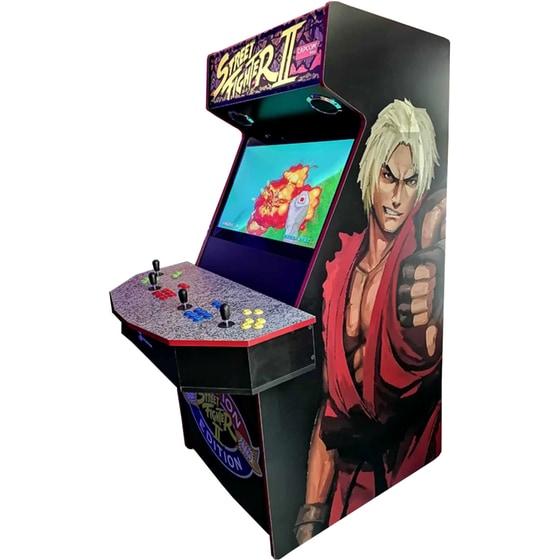 Ρετρό Κονσόλα Full-Size 4 Player System XL 32" Street Fighter Cover image 0