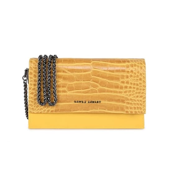 Γυναικεία Τσάντα Ώμου Χρώματος Κίτρινο Laura Ashley Dudley - Croco 651las1759 image 1