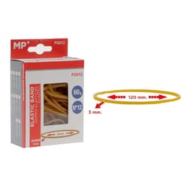 Mp Λαστιχάκια Συσκευασίας Pg012 Σε Κουτί, No12, 3x120mm, 60g