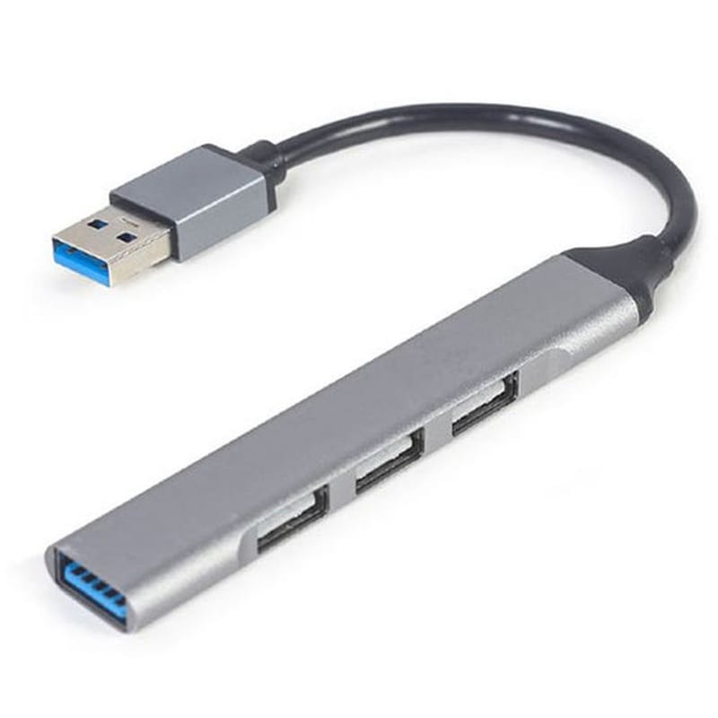 GEMBIRD Gembird 4-port Usb Hub (usb3x1 - Usb2x3 Ports) Silver