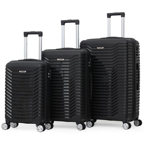 Σετ Βαλίτσες&nbsp;Amber&nbsp;Μαύρο image 0