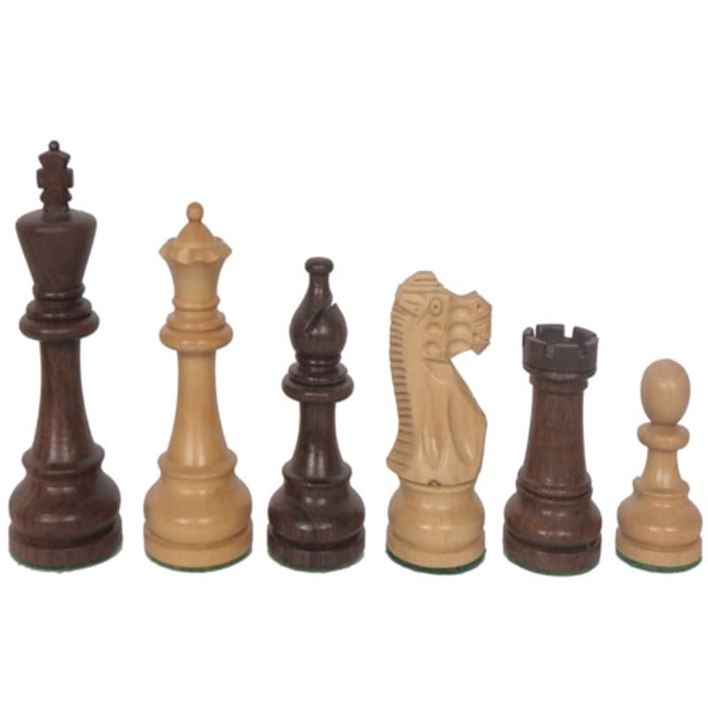 VIJAYA ENTERPRISES American Staunton Tournament 95mm Shishman Chess Pieces