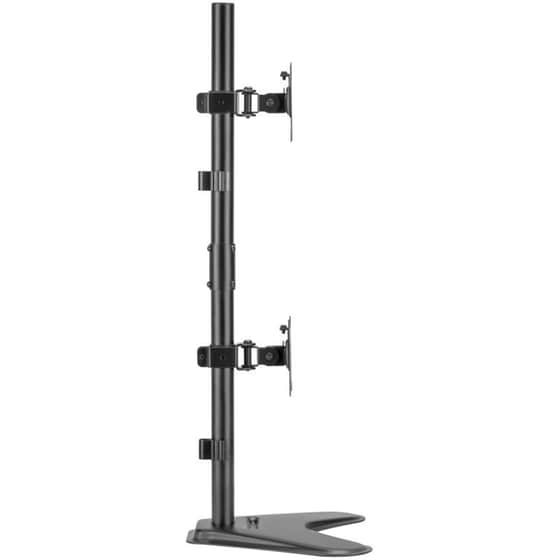 Βάση Monitor Γραφείου Brateck LDT66-T02V για 2 Οθόνες Μαύρο image 2