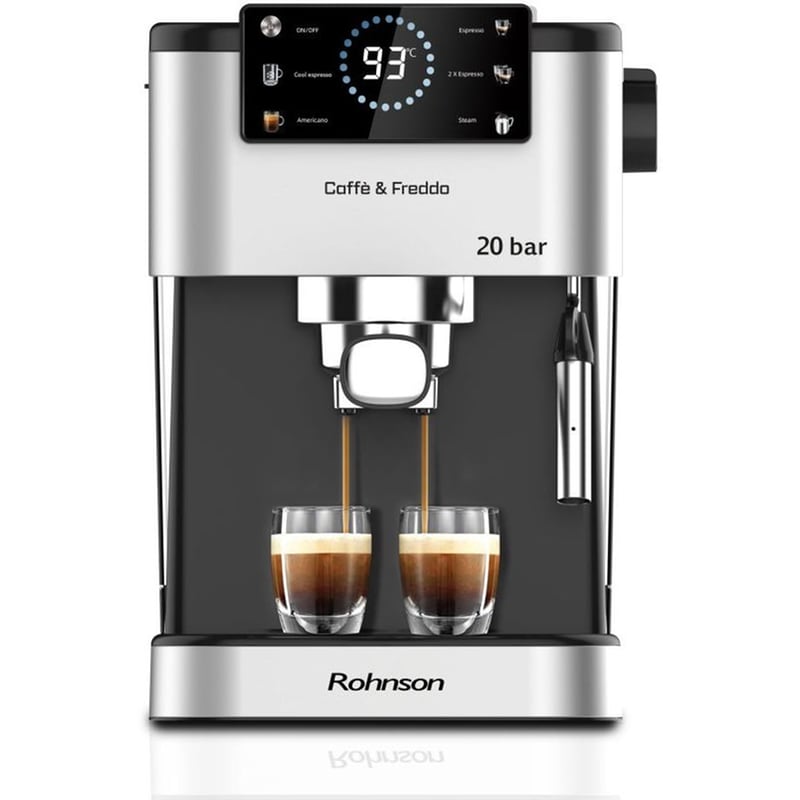 ROHNSON R-98028 1350 W 20 bar Μηχανή Espresso