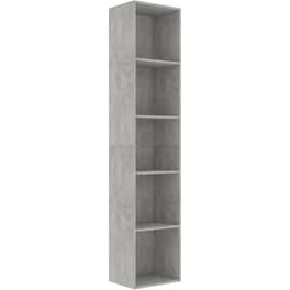 Βιβλιοθήκη VidaXL από Μοριοσανίδα 40x30x189 cm -  Γκρι