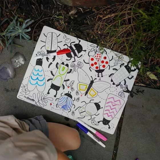 Χαλάκι Ζωγραφικής Hey Doodle Busy Bugs Large image 1