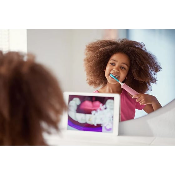 Παιδική Ηλεκτρική Οδοντόβουρτσα PHILIPS Sonicare For Kids - Ροζ image 4