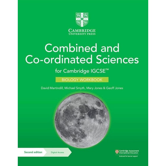 Cambridge Igcse™ Combined And Co-Ordinated Sciences Biology Workbook with Digital Access (2 Years) image 0