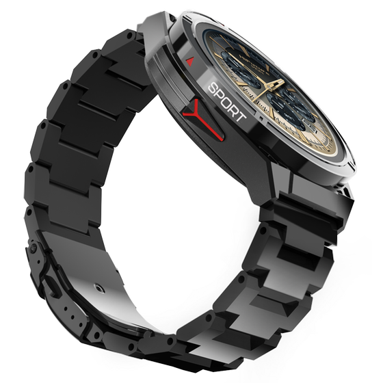 Smartwatch HiFuture Active 54mm - Black Red image 3