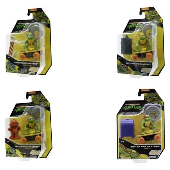 Χελωνονιντζάκια Giochi Preziosi Tmnt Movie Skate Mε Mini Φιγούρα (4 Σχέδια) image 5