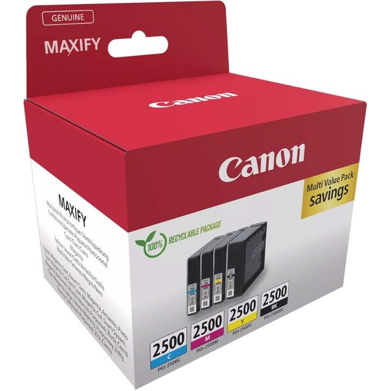 Canon PGI-2500 CMYK Multipack Μελάνια Εκτυπωτή