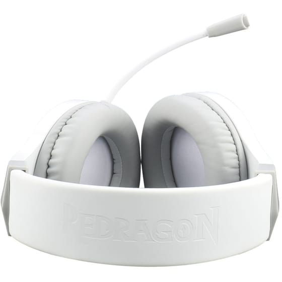 Redragon H260W Hylas Gaming Ενσύρματα Ακουστικά 3.5/USB με RGB Φωτισμό Λευκά image 4
