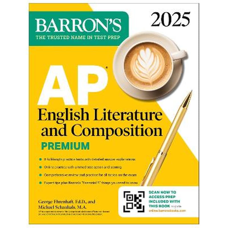 AP English Literature and Composition Premium, 2025: 8 Practice Tests + Comprehensive Review + Online Practice