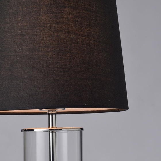Πορτατίφ Aca Renouar Od90791tbc Μεταλλικό 22x22x45 cm - Ασημί/Μαύρο image 2
