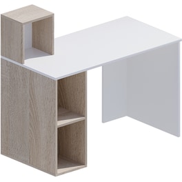 Γραφείo Μελέτης 24Mall Eroe από Μοριοσανίδα 120x60x107.6 cm - Λευκό/Μπεζ