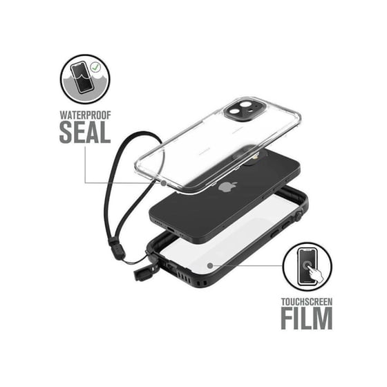 Θήκη Apple iPhone 12 - Catalyst Total Protection Waterproof Case - Stealth Black image 3