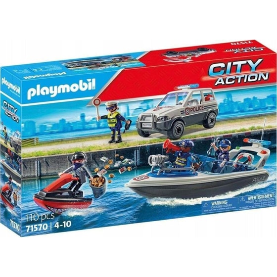 Playmobil Θαλάσσια Αστυνομική Καταδίωξη (71570) image 0