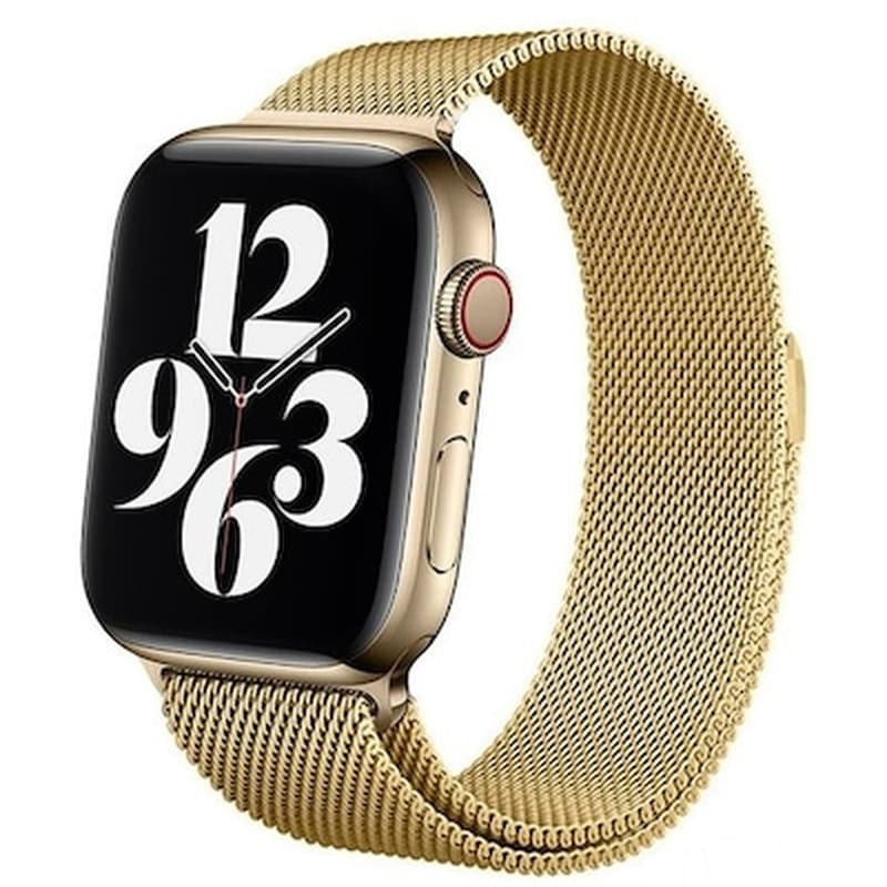 CRONG Λουράκι Crong Milano Steel για Apple Watch 42/44/45mm - Gold