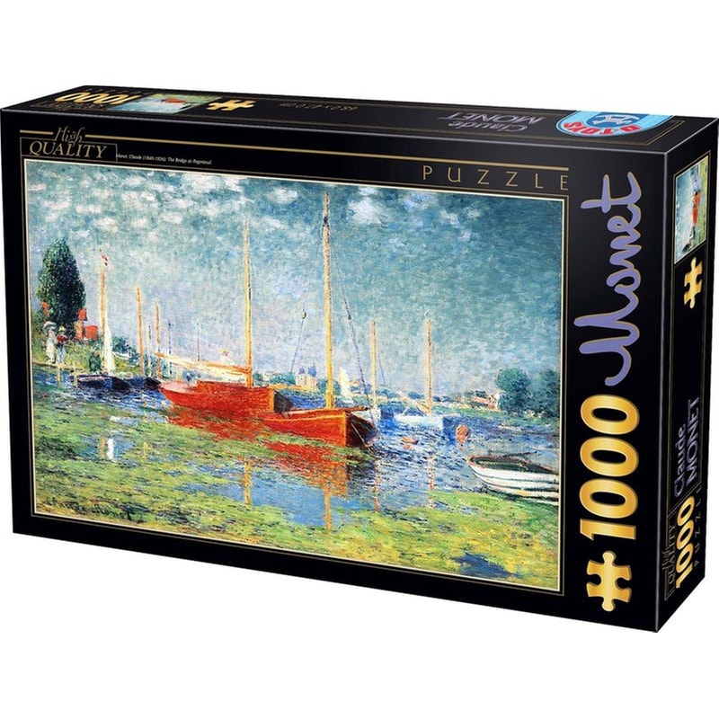 Παζλ D-toys Claude Monet Red Boats At Argenteuil (1000 Κομμάτια)