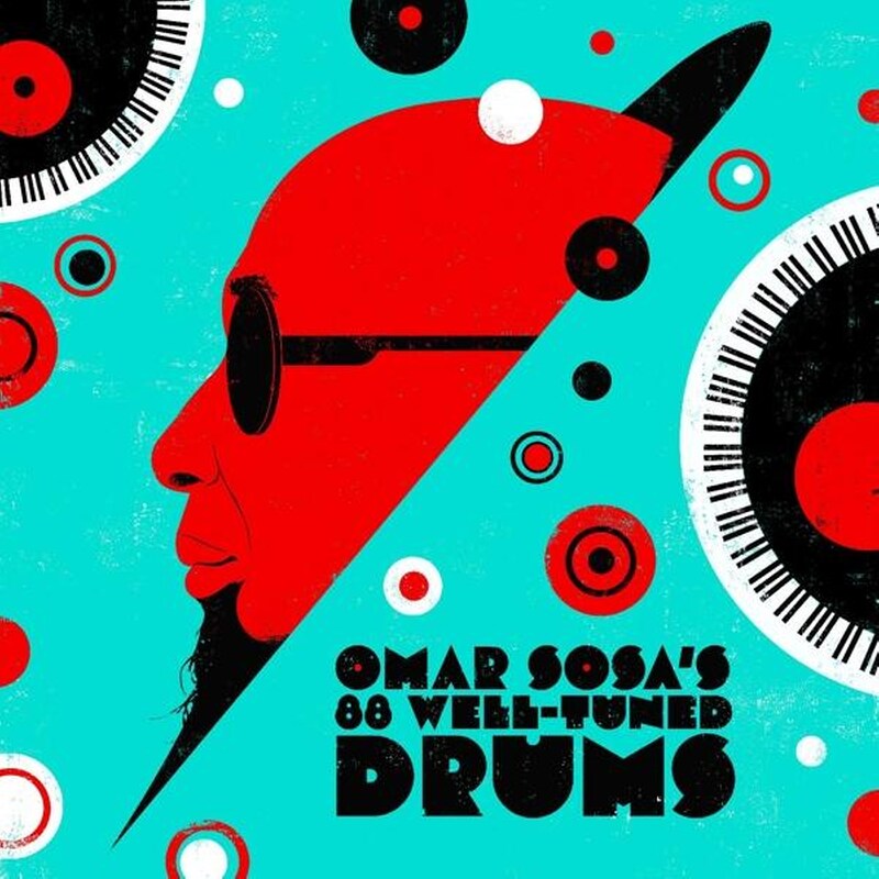 Omar Sosas 88 Well-Tuned Drums (White LP)
