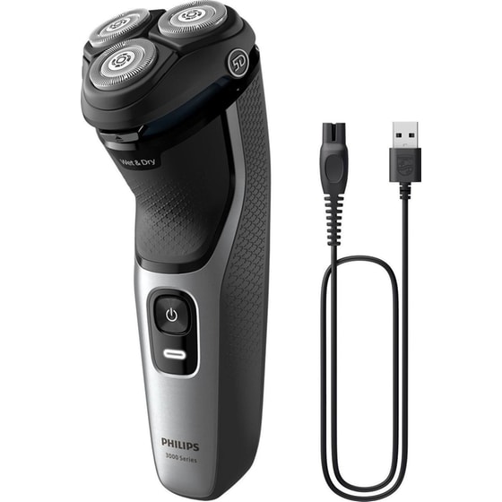 Ξυριστική Μηχανή PHILIPS SERIES S3143/02 για Υγρό και Στεγνό Ξύρισμα - Μαύρο image 2