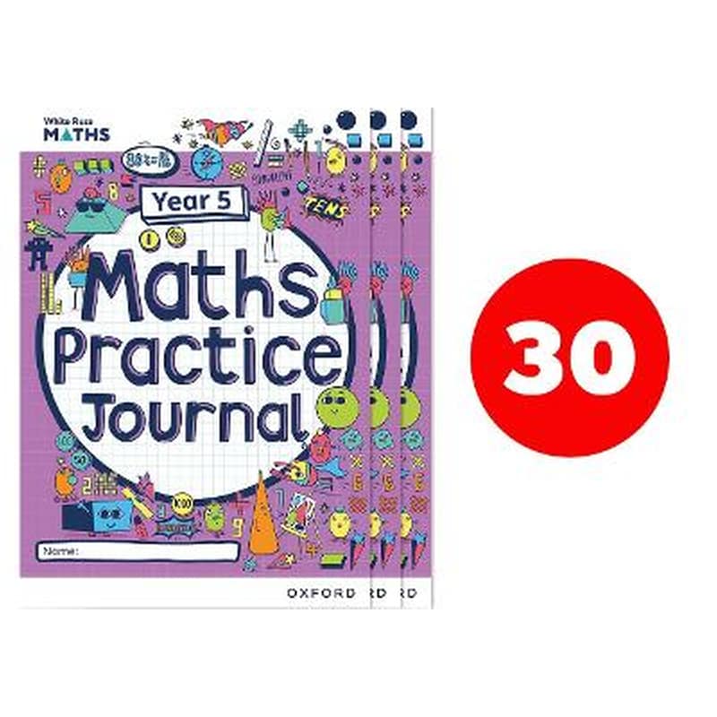 White Rose Maths Practice Journals Year 5 Workbooks: Pack of 30