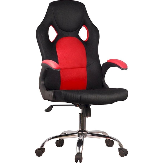 Καρέκλα Γραφείου/ Gaming ArteLibre Ιαχή από Ύφασμα Mesh - Κόκκινη/Μαύρη image 0