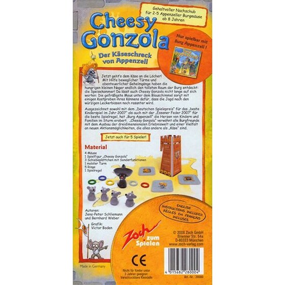 Επέκταση Παιχνιδιού Cheesy Castle Set (Zoch Zum Spielen) image 3