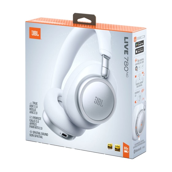 JBL Live 780NC Ασύρματα Ακουστικά Κεφαλής - White image 9