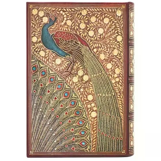 Ημερολόγιο Ημερήσιο Paperblanks 2026 Mini Hafizs Peackocks image 1