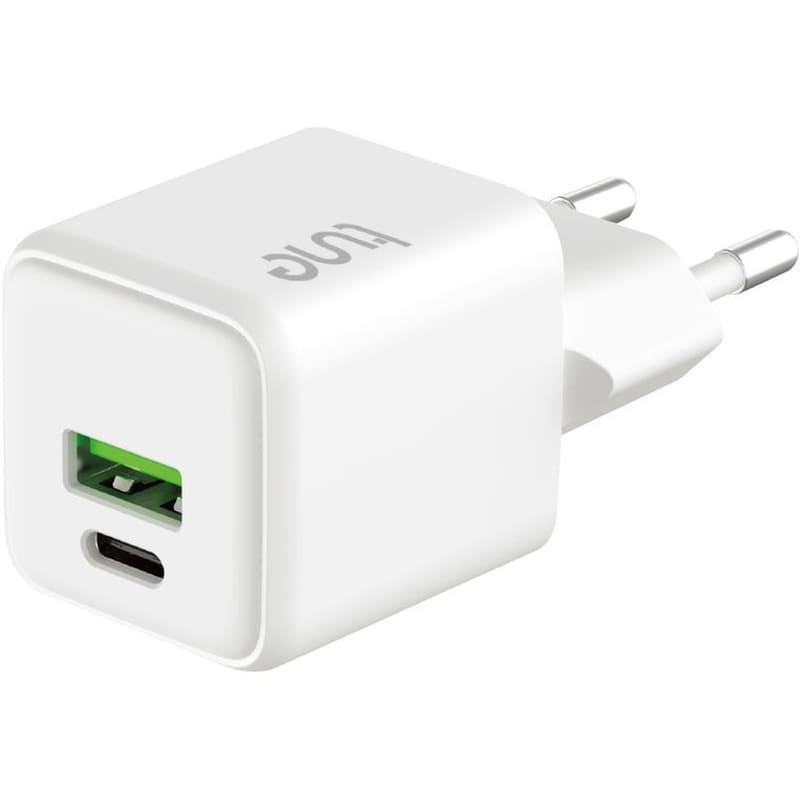 Φορτιστής Πρίζας Tune USB-C/USB-A 20W - White