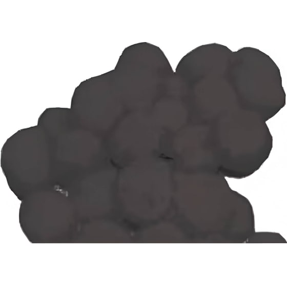 Πομ Πομ Anhui Tianhui 1 cm Μαύρο (100 Τεμάχια) image 0