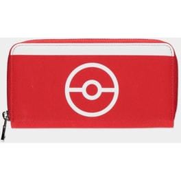 Difuzed Πορτοφόλι Pokemon: Trainer Tech από Πολυουρεθάνη & Πολυεστέρα Με Φερμουάρ Κόκκινο