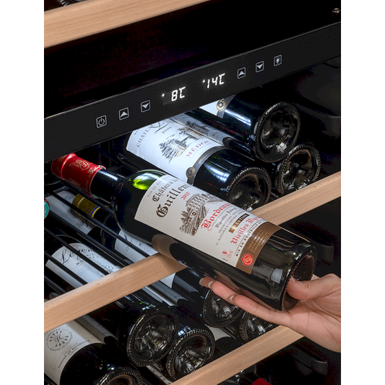 LA SOMMELIERE LS102DZBLACK για 102 Μπουκάλια Μαύρο Συντηρητής Κρασιών image 8