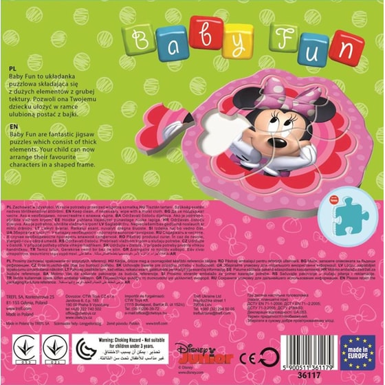 Παιδικό Παζλ Trefl Puzzles Dreaming Minnie (8 Κομμάτια) image 1