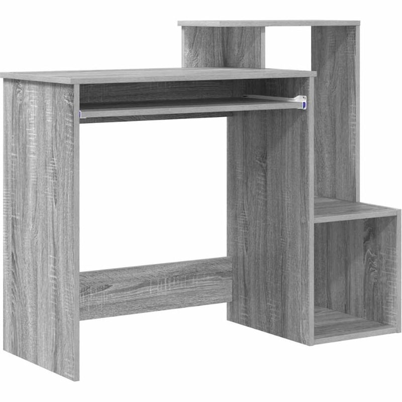 Γραφείο VidaXL από Επεξεργασμένο Ξύλο 106x41x88,5 cm - Γκρι Sonoma