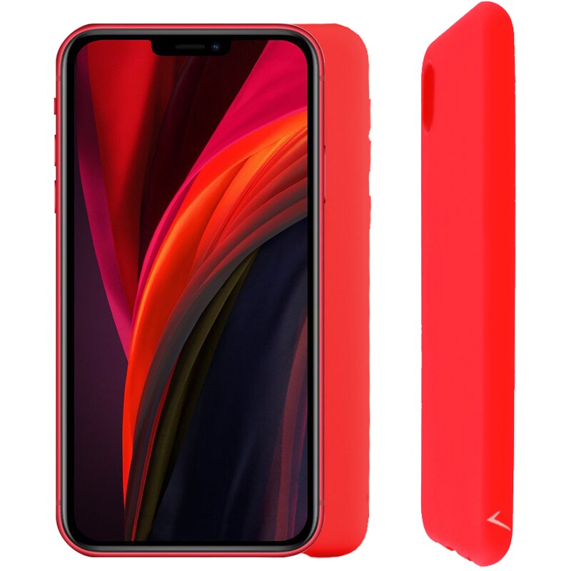 VOLTE-TEL Θήκη Apple iPhone 12 Mini - Volte-tel Silicon Case Camera Guard - Red