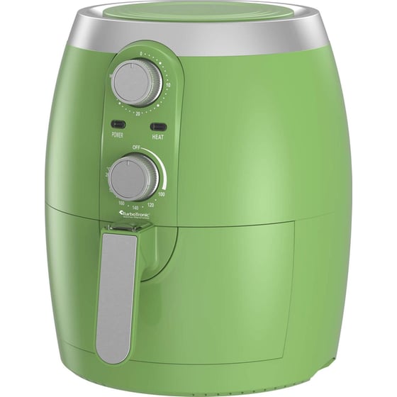 TURBOTRONIC TT-AF10M με Αποσπώμενο Κάδο 1200 W 3.5 L Πράσινο Φριτέζα Αέρος image 1